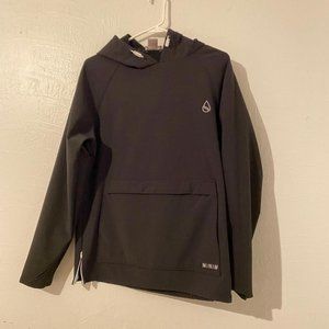 minim weatherproof black hoodie jacket